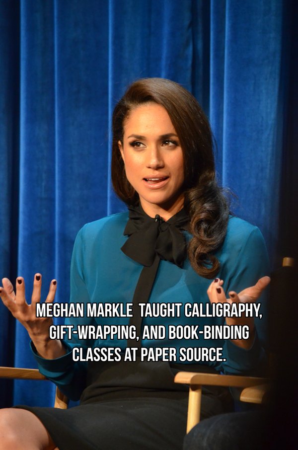 meghan markle paley center - Meghan Markle Taught Calligraphy, GiftWrapping, And BookBinding Classes At Paper Source.