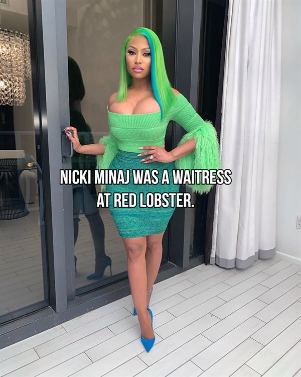 nicki minaj 2020 - Nicki Minaj Was A Waitress At Red Lobster.