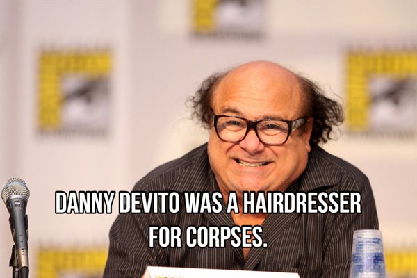 danny devito jpeg - Danny Devito Was A Hairdresser For Corpses.