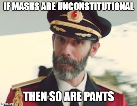 you mean to tell me - If Masks Are Unconstitutional Then So Are Pants imgflip.com