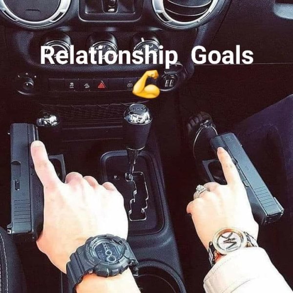couple goals guns - Relationship Goals Co