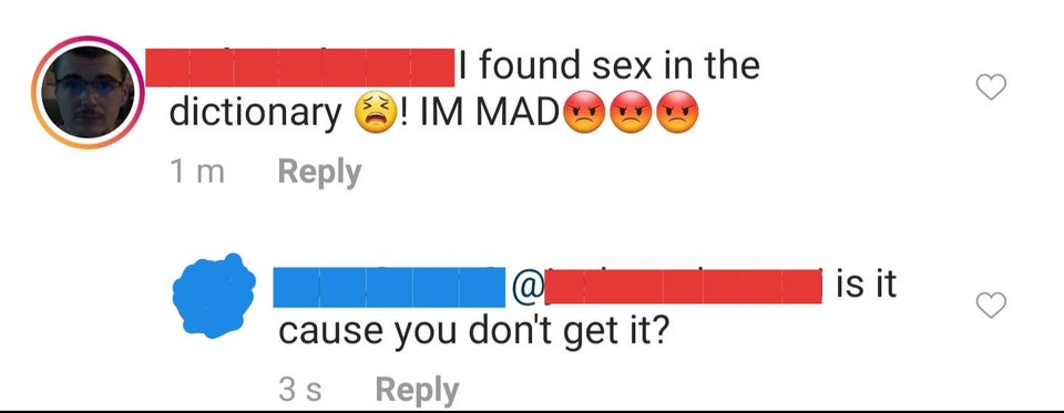 I found sex in the dictionary! Im Mad - is it cause you don't get it?