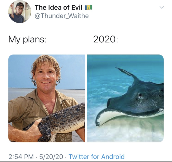 fish - The idea of Evil @ Thunder_Waithe My plans 2020 . 52020 Twitter for Android