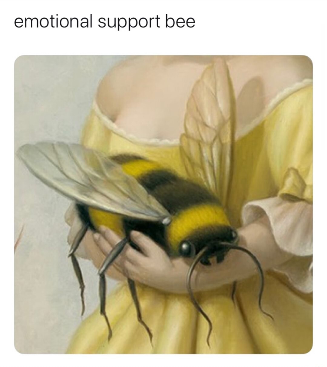 mark ryden bee - emotional support bee