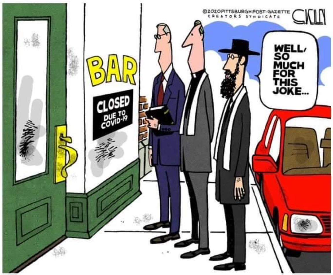 cartoon - 2020 Pittsburgh PostGazette Creators Syndicate Cklan Bar Well, So Much For This Joke... Closed Ic Due To Covid19