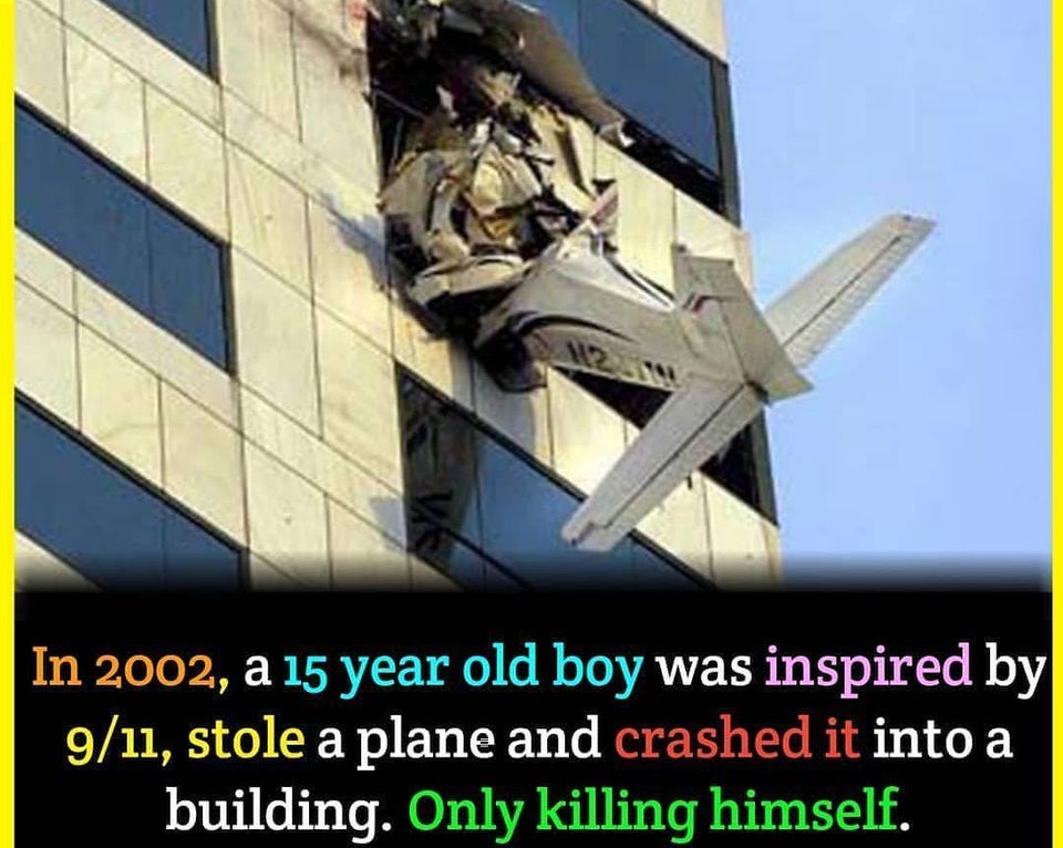 In 2002, a 15 year old boy was inspired by 911, stole a plane and crashed it into a building. Only killing himself.