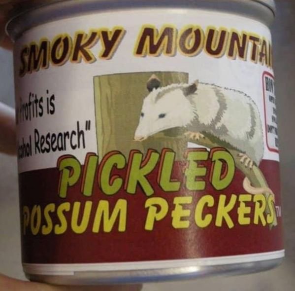Smoky Mountain Pickleds pOssum Peckers