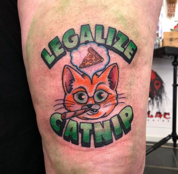 legalize catnip tattoo