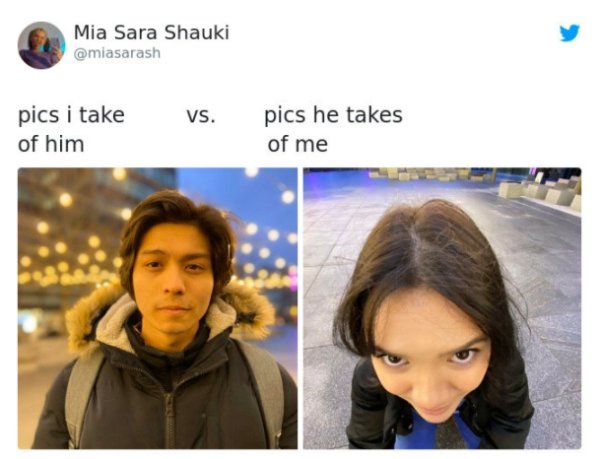 media - Mia Sara Shauki vs. pics i take of him pics he takes of me