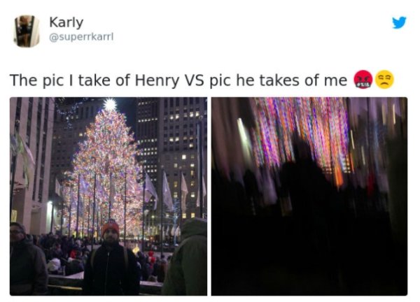 christmas decoration - Karly Cs The pic I take of Henry Vs pic he takes of me Olib