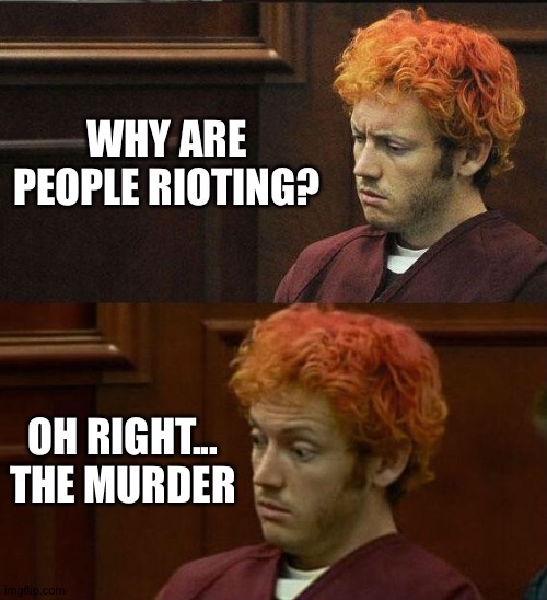 funny memes - Why Are People Rioting? Oh Right... The Murder