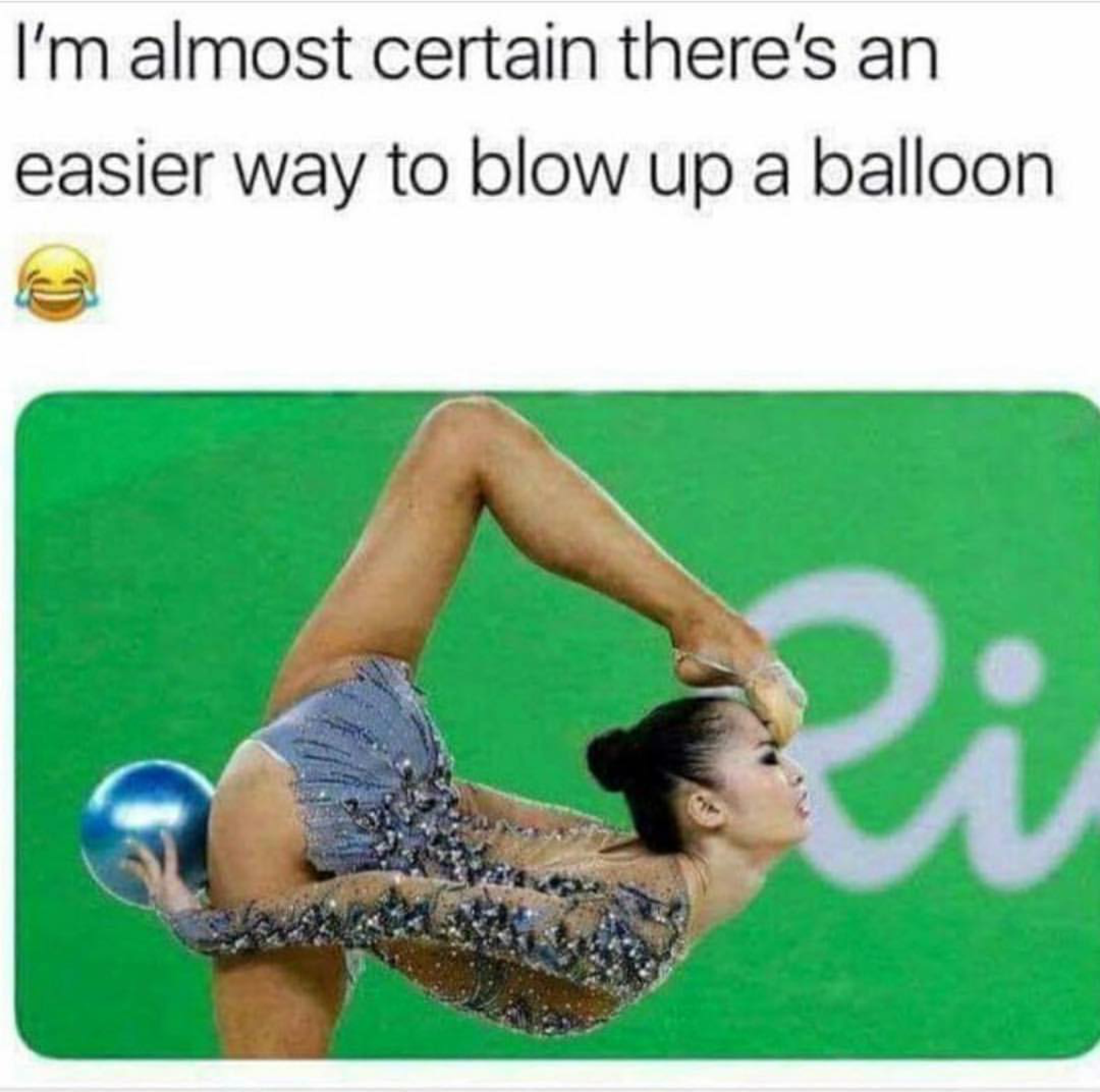 funny memes - I'm almost certain there's an easier way to blow up a balloon