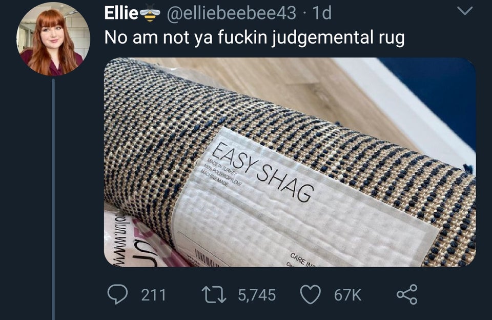 material - Ellie 1d No am not ya fuckin judgemental rug Easy Shag Made In Jurke 100% Polypropylene Machine Made Mam Unja Care In 9 211 22 5, go
