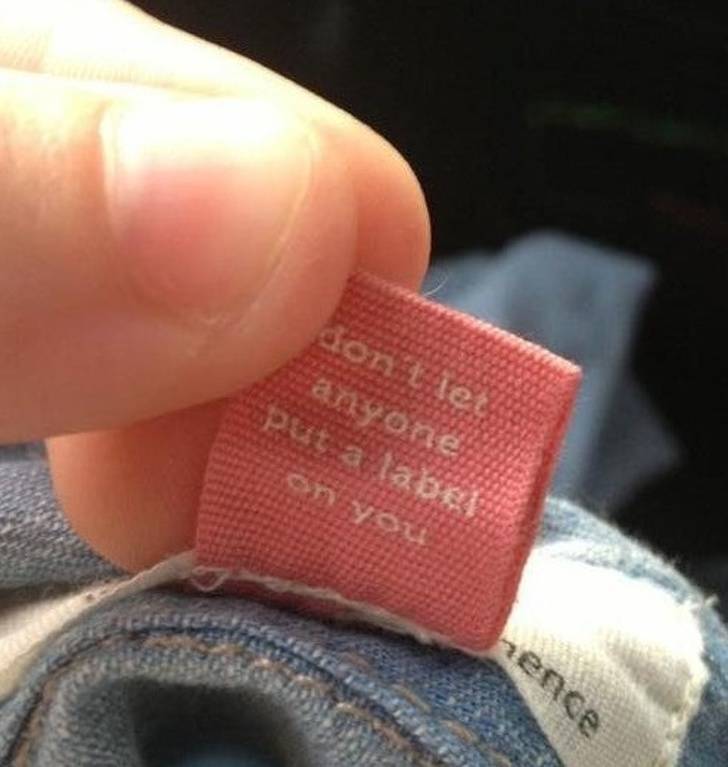 cute messages on clothing tags - don tiet anyone 1abs on you