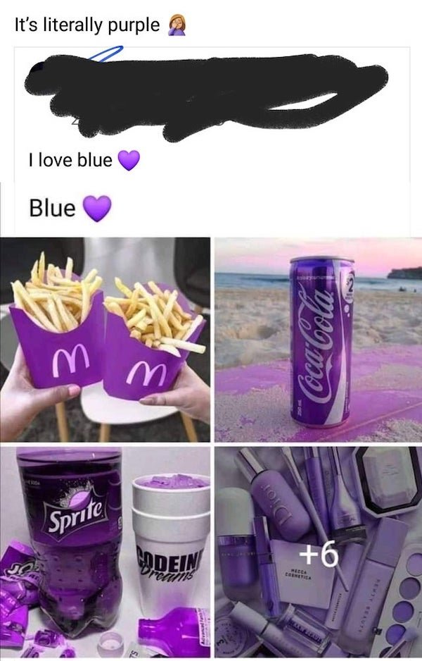 lavender - It's literally purple I love blue Blue CocaCola E Sprite Dior Dein 6 Je Adam