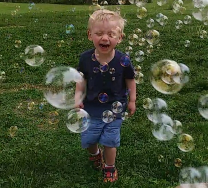 Nothing is more fun than bubbles!