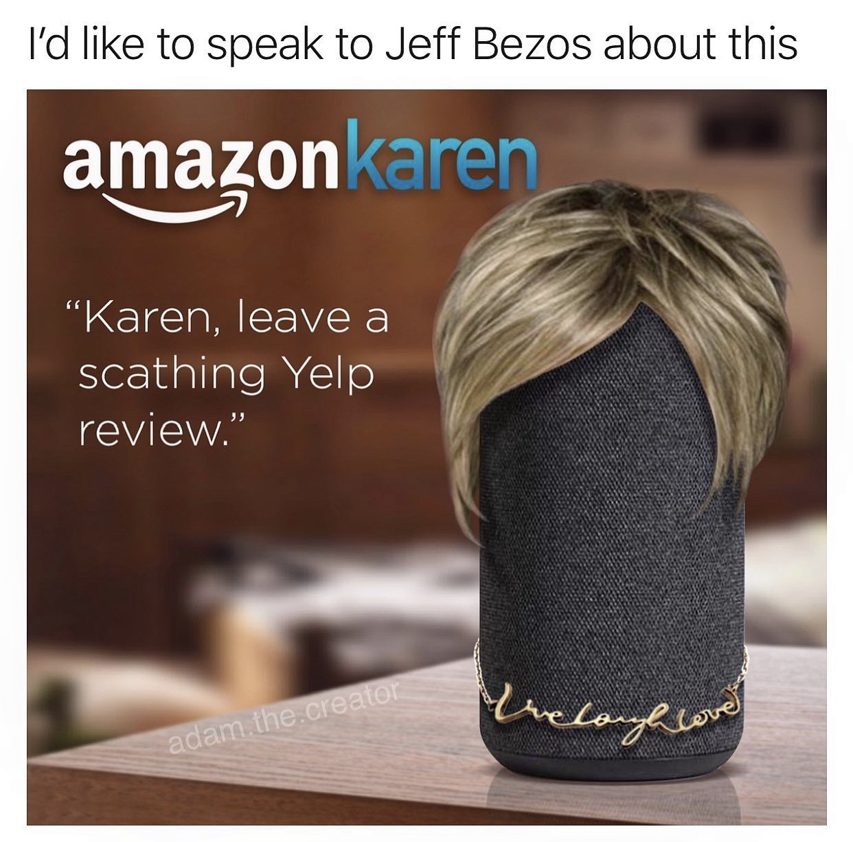amazon - I'd to speak to Jeff Bezos about this amazonkaren