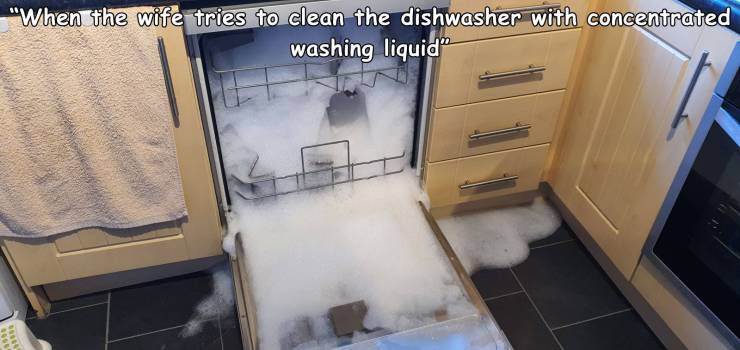 room - "When the wife tries to clean the dishwasher with concentrated washing liquid 1998