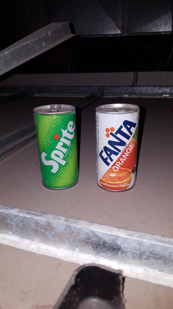 aluminum can - Sprite Orange Fanta