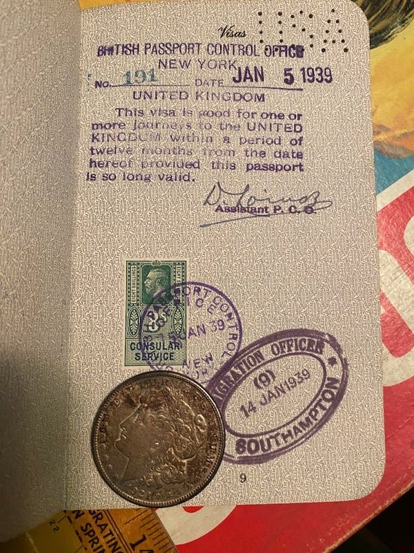 cash - No. Vaas Bhtish Passport Control Office New York Date United Kingdom This visa is good for one or more lauree to the United Kincdc within a period of twelve months from the date heredi provided this passport Is so long valid. Assistant P Gr 03 Jan 