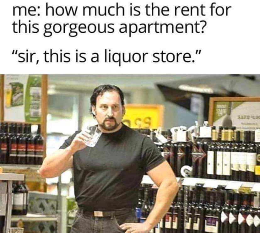 julian tpb costume - me how much is the rent for this gorgeous apartment? sir, this is a liquor store. sam