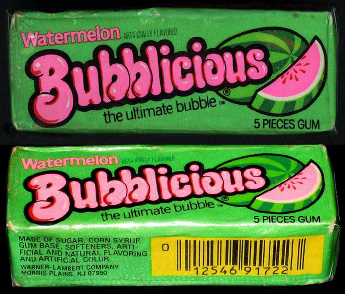 bubblicious watermelon bubble gum