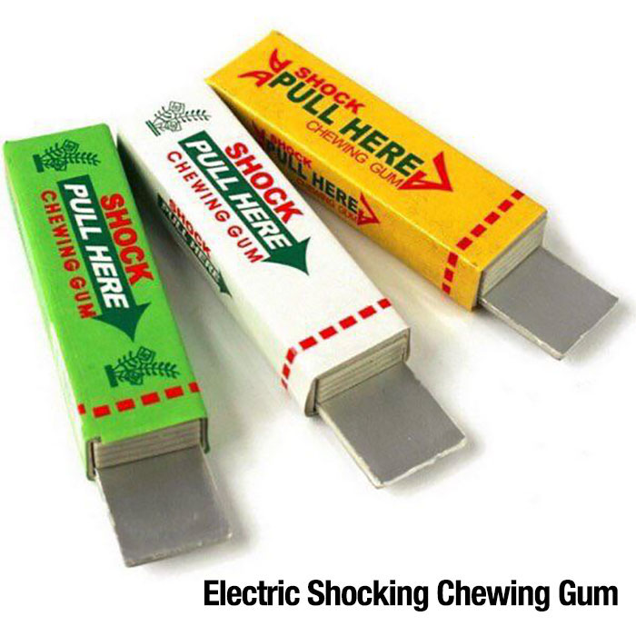 electric shock gum Pull here