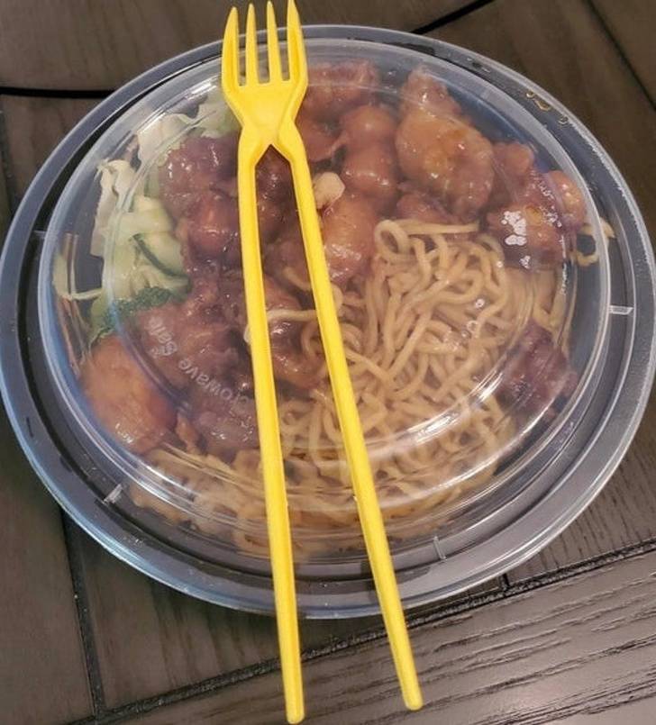 The Chork - Chopsticks and Fork in One (24 Pack) - Crowave Sales