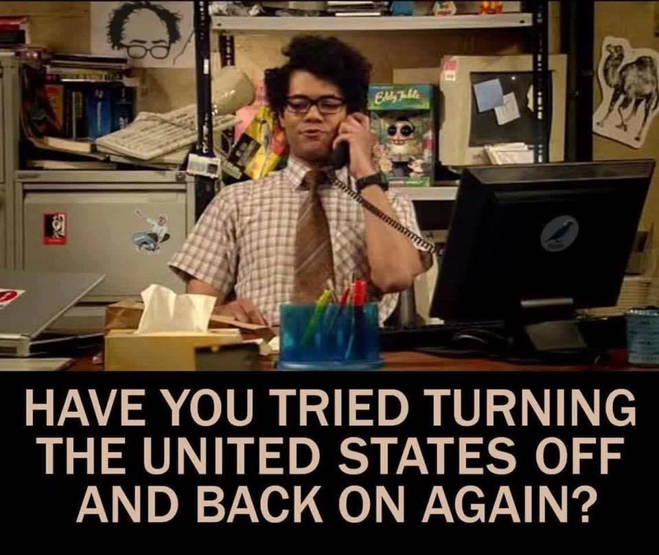 have you tried turning the united states off and on again - Eluspable srum min Have You Tried Turning The United States Off And Back On Again?