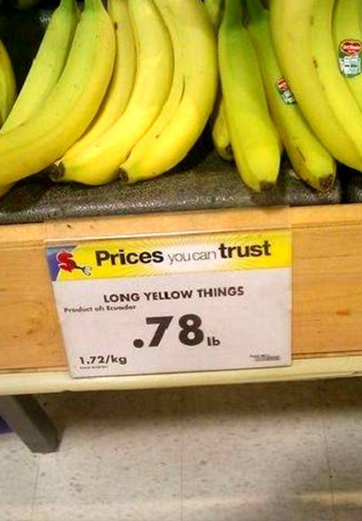 long yellow things - Prices you can trust Long Yellow Things Prolou ok foodor .78. 1.72kg