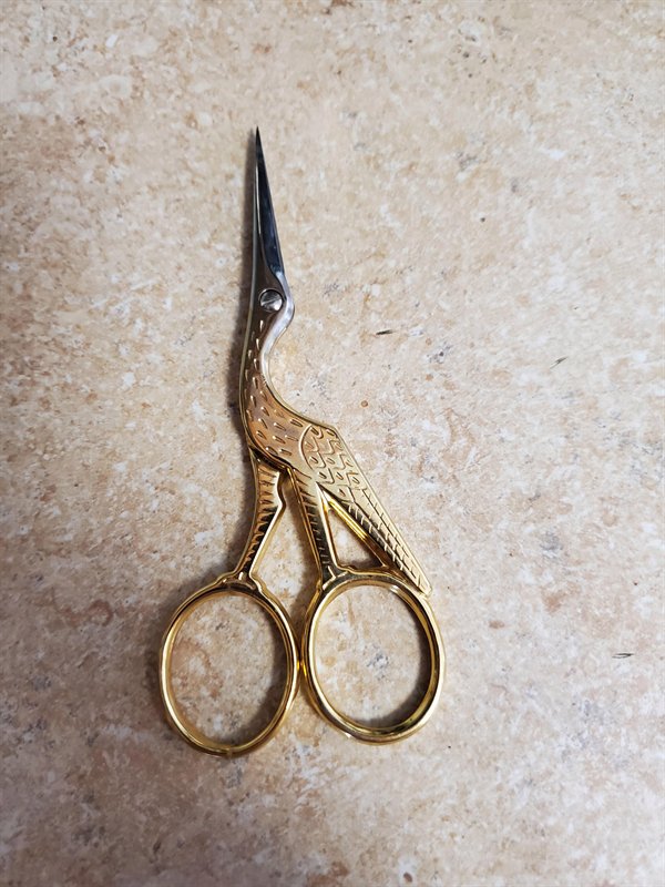 “My grandma has a pair of bird scissors.”