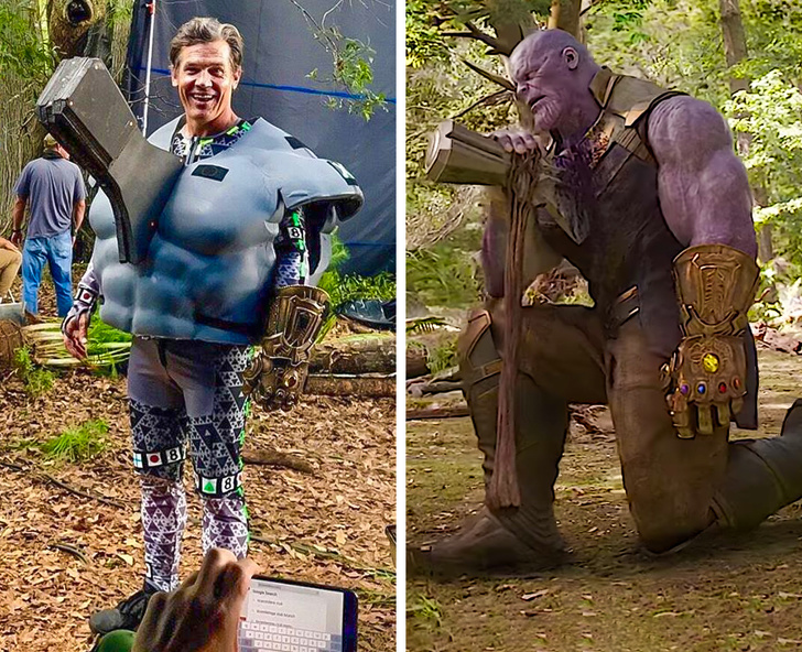 Look at this scene from Avengers: Infinity War from Josh Brolin’s point of view.