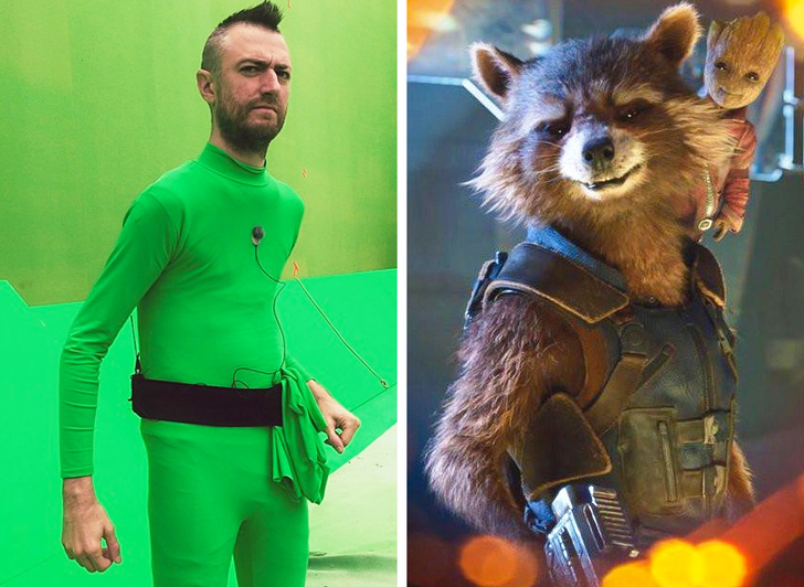 Sean Gunn is one of the actors that portrayed Rocket in Guardians of the Galaxy.
