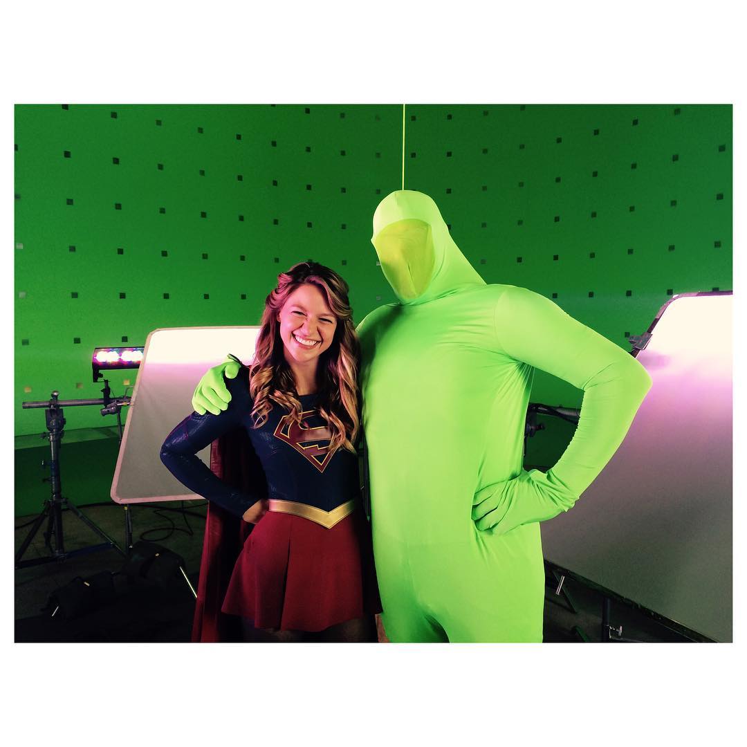 This stunt double helped Melissa Benoist with her stunts in Supergirl.