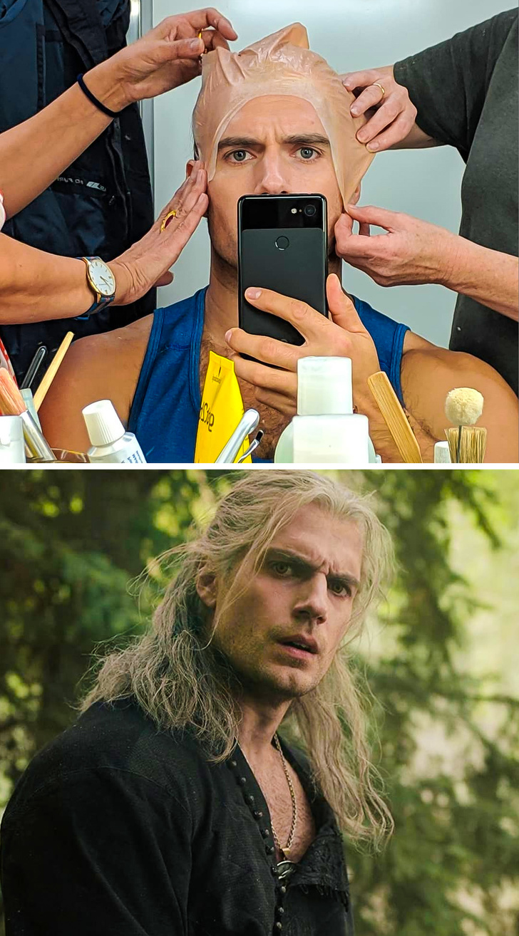 Henry Cavill preparing for his role in The Witcher.