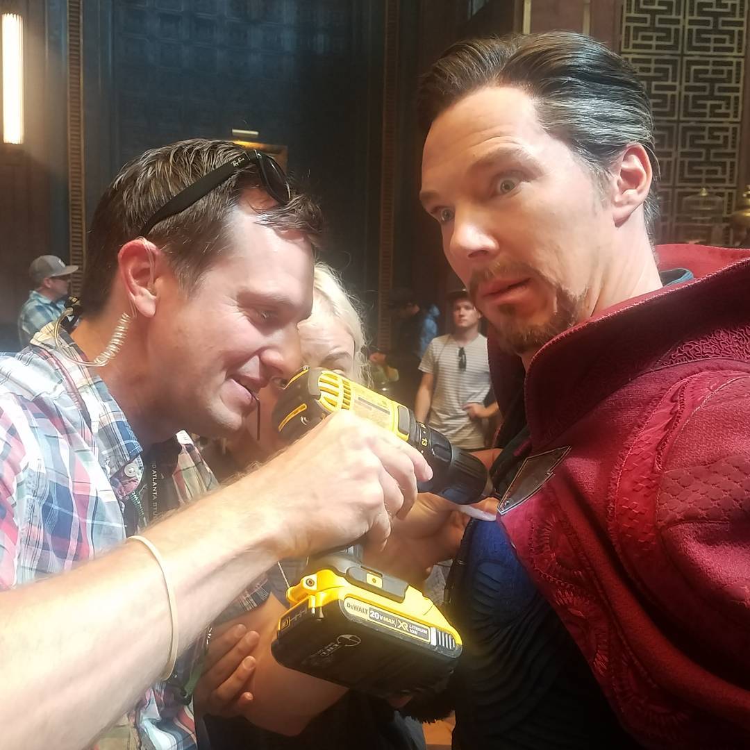 Benedict Cumberbatch preparing for his role in The Avengers