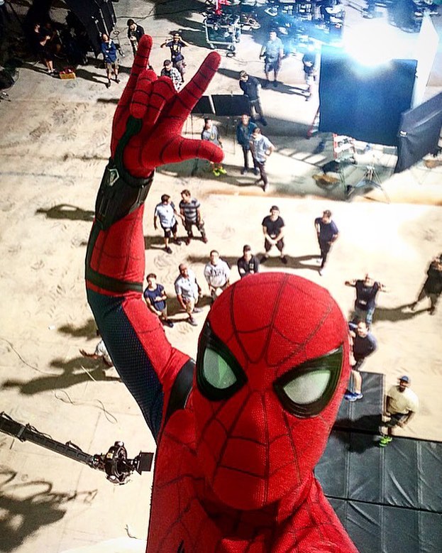 A cool selfie by Tom Holland