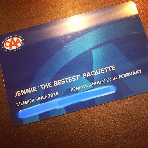 label - Renews Annually In February Jennie 'The Bestest' Paquette Member Since 2018