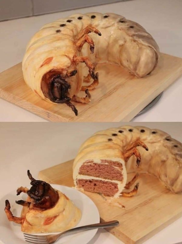 hercules beetle grub cake