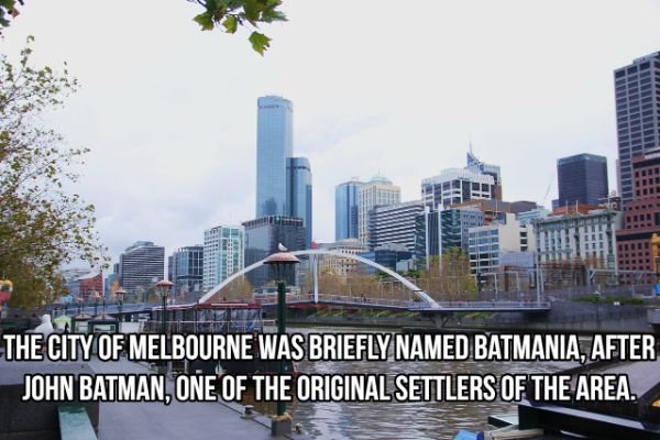 melbourne city centre - The City Of Melbourne Was Briefly Named Batmania, After John Batman, One Of The Original Settlers Of The Area.