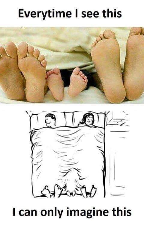 family feet in bed funny - Everytime I see this 10 I can only imagine this