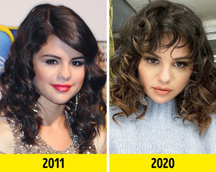 selena gomez curls - 2011 2020