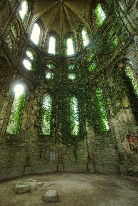 beautiful abandoned cathedral