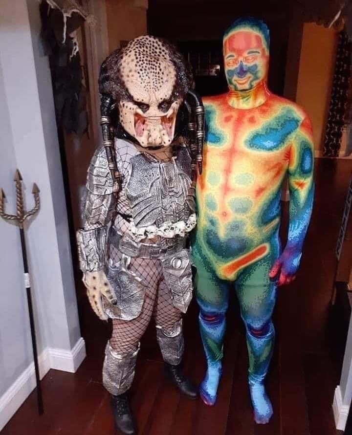 predator halloween costume couple