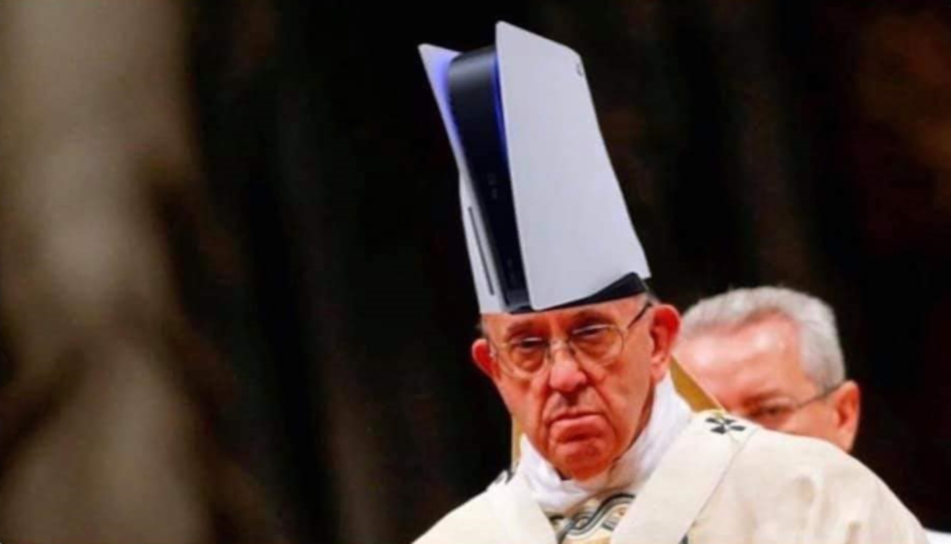 pope francis hat
