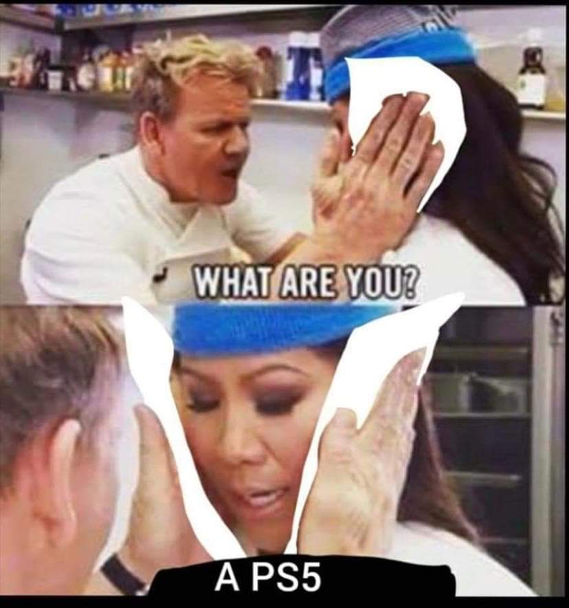 gordon ramsay idiot sandwich - What Are You? A PS5