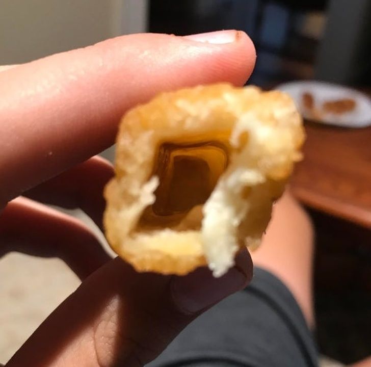 cheese stick with no cheese inside
