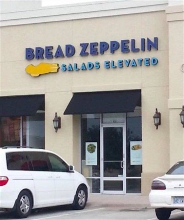 family car - Bread Zeppelin } Salads Elevated