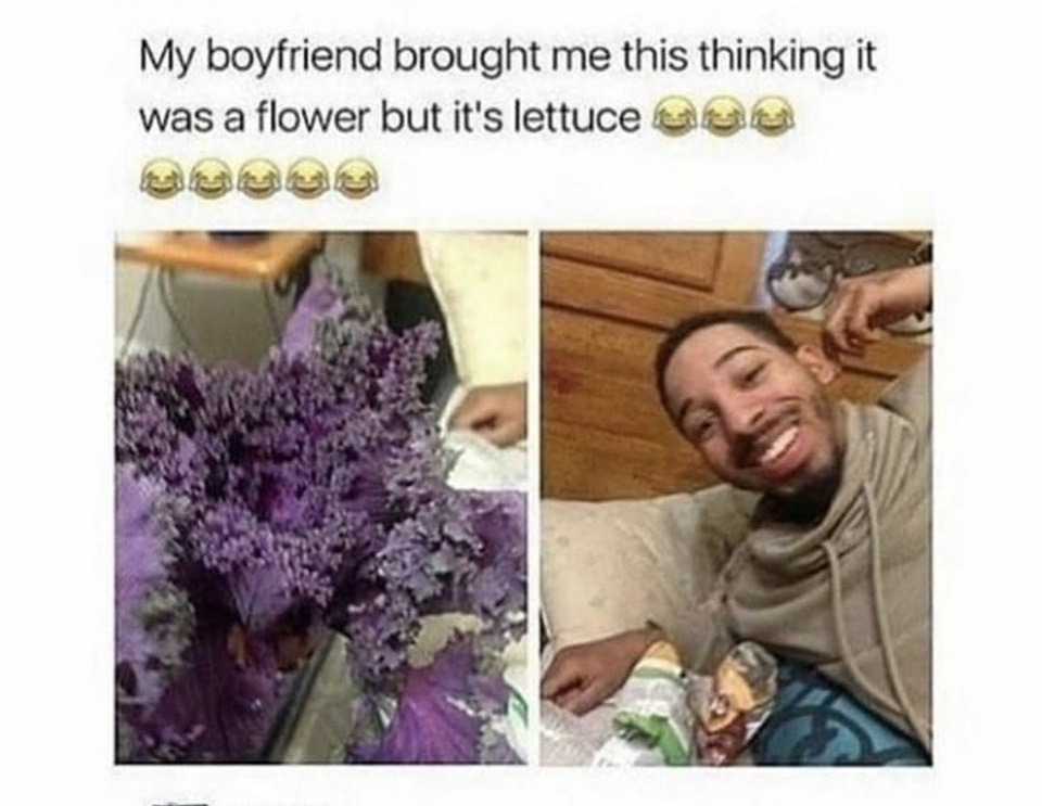 my boyfriend brought me this thinking - My boyfriend brought me this thinking it was a flower but it's lettuces