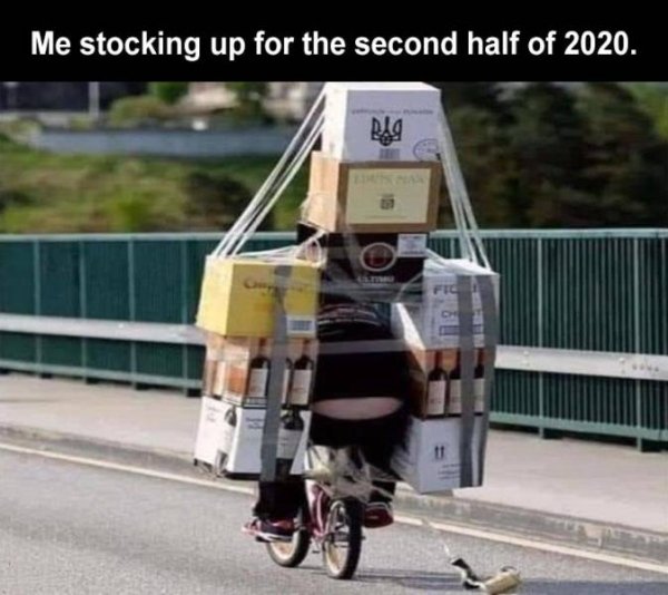 vehicle - Me stocking up for the second half of 2020. Blog